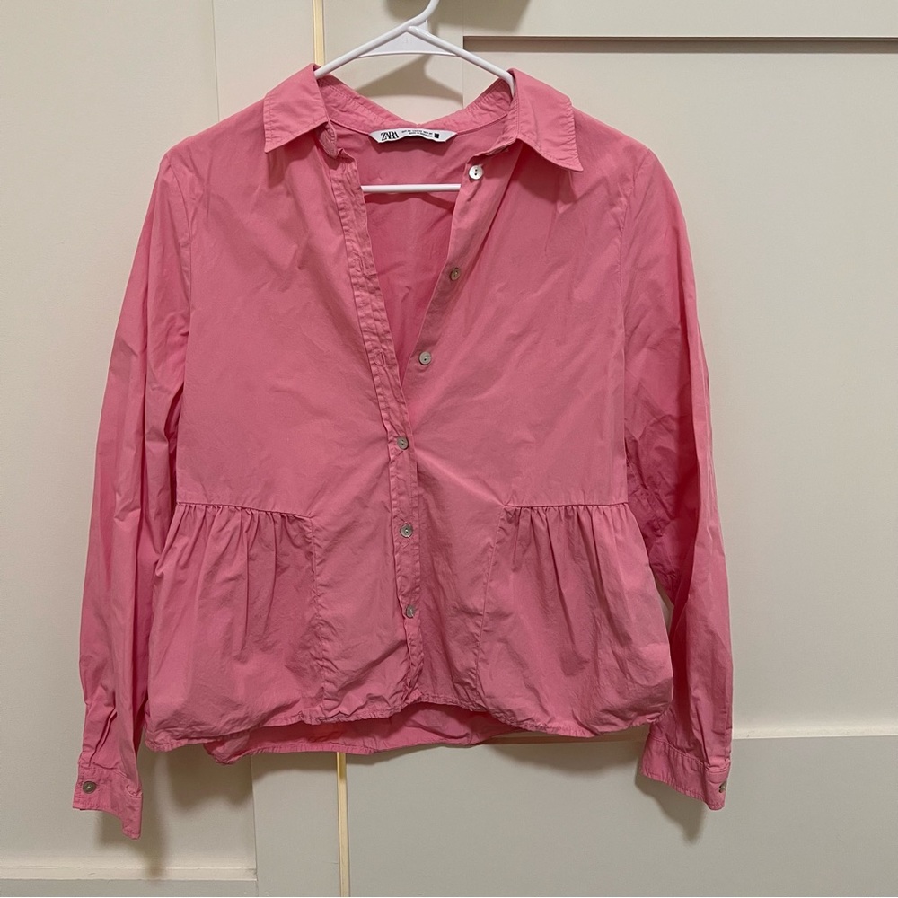Zara Pink Buttondown